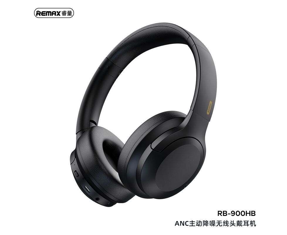 Наушники полноразмерные bluetooth REMAX ANC Wireless Headphone RB-900 HB (черный)
