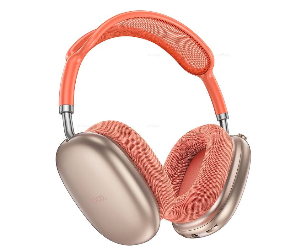 Наушники полноразмерные bluetooth HOCO W55 Pleasing BT headphones (розовый)
