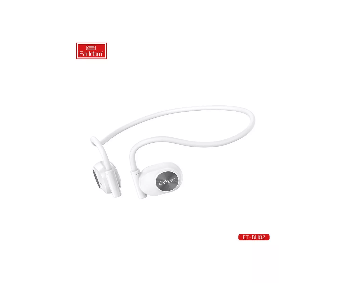 Наушники Earldom ET-BH82 Sport Bluetooth накладные белый