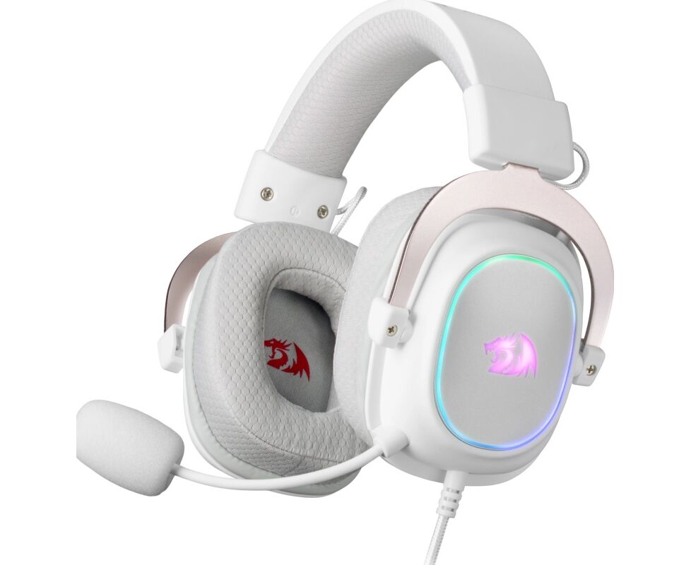 Гарнитура Redragon Zeus X RGB, 7.1, USB, белый 70800