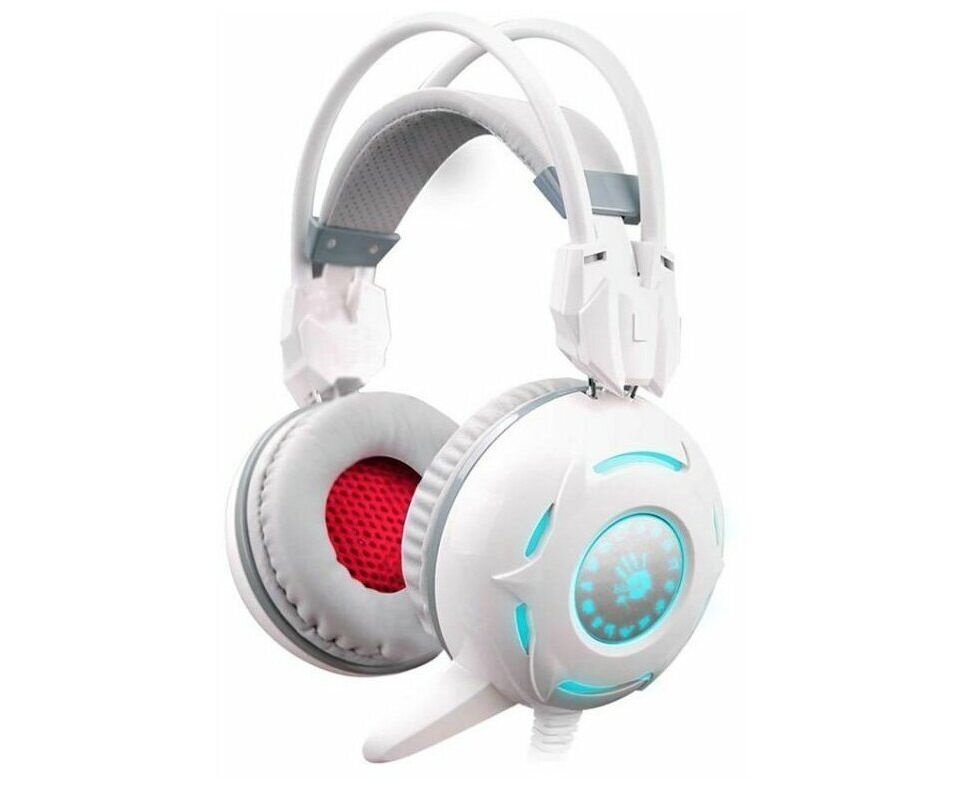 Наушники A4 Tech Bloody G300 1.8м White/grey