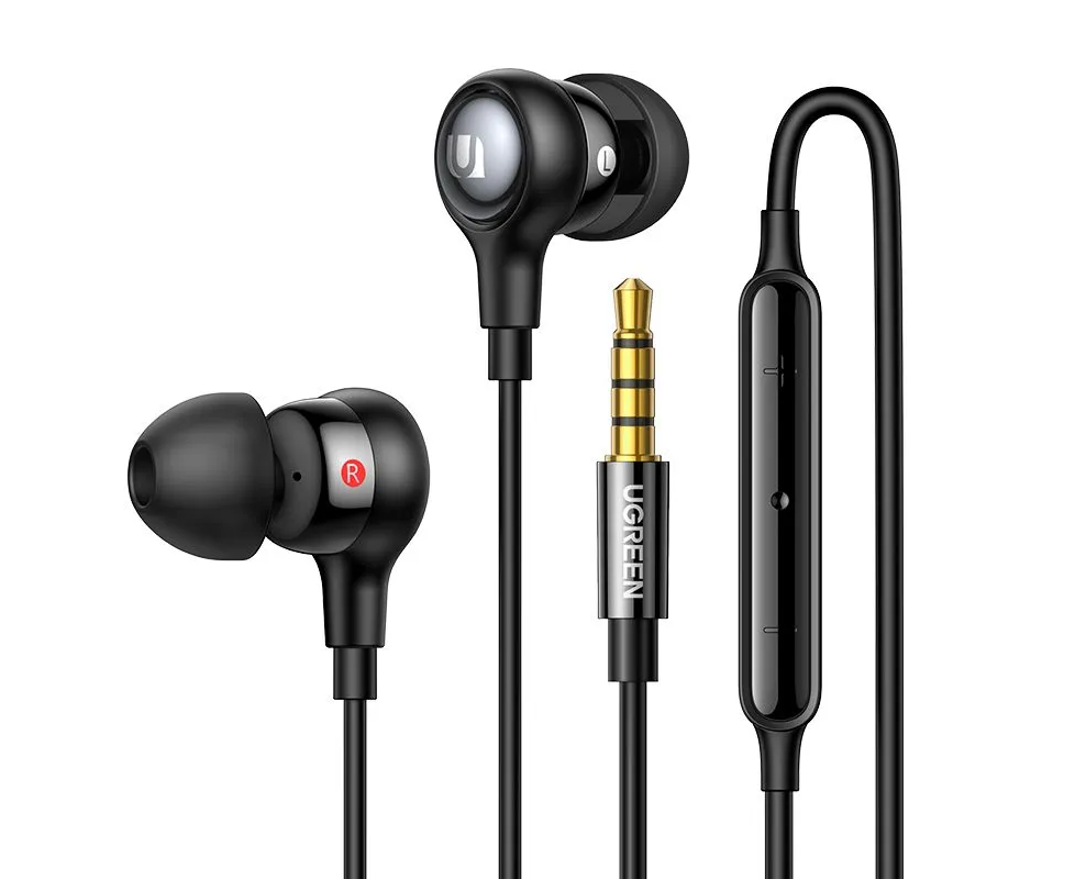 Наушники UGREEN EP105 (35753) In-Ear Earphones 3.5mm Black