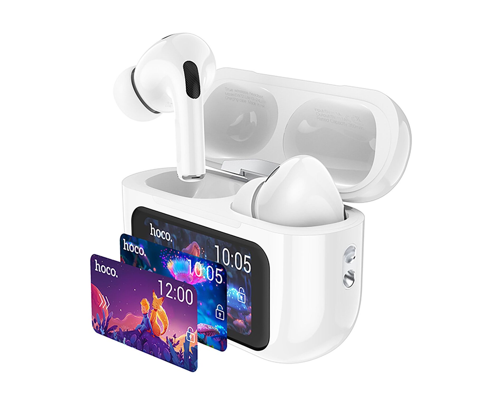 Беспроводные Bluetooth-наушники Hoco TWS EW72 Lite Soar touch screen (white) (240180)