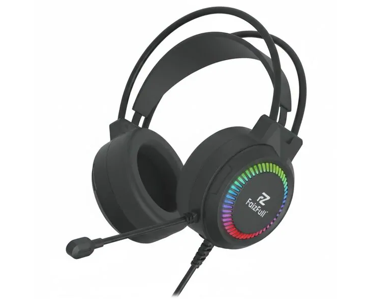 Наушники Faiz Full FB48 разъём USB AUX HD микрофон с шумоподавления RGB подсветка