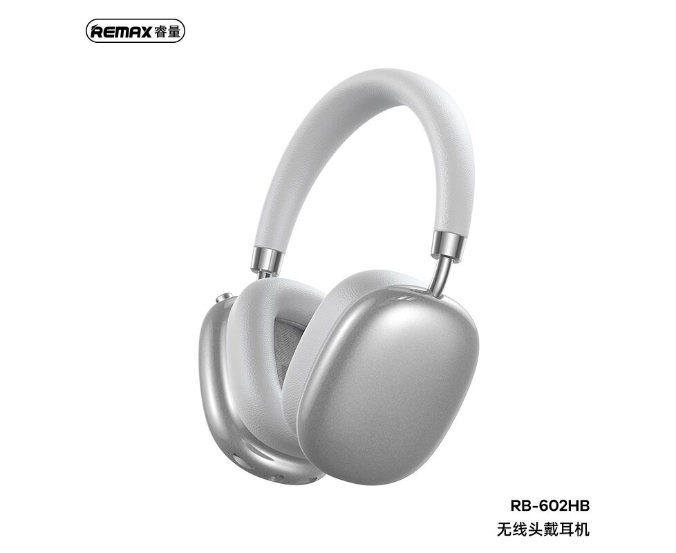Наушники полноразмерные bluetooth REMAX Wireless Headphones RB-602 HB (серебро)