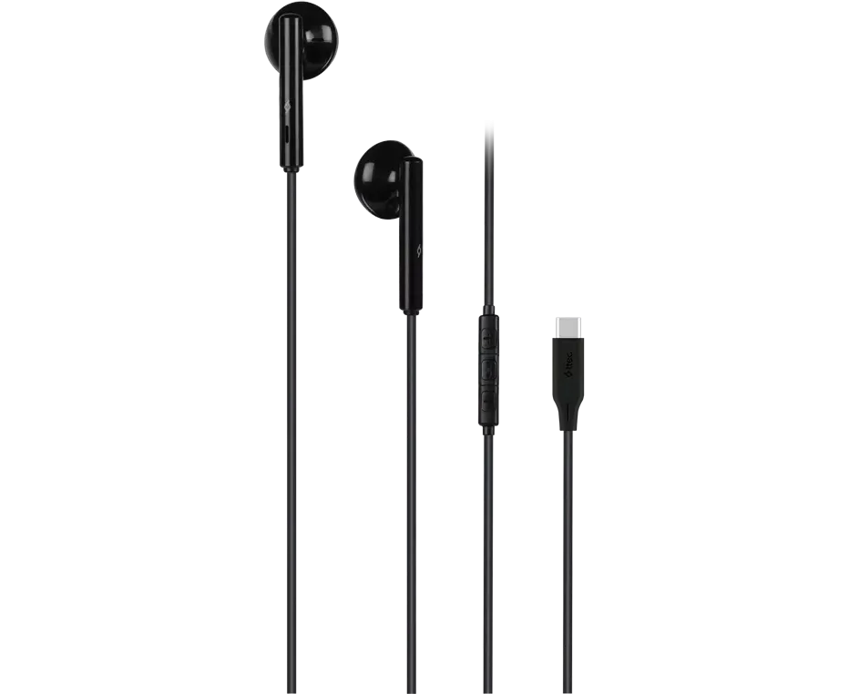 Наушники TTEC Rio 2 2 KMM14 S USB-C Stereo In-Ear Headset with Mic Black