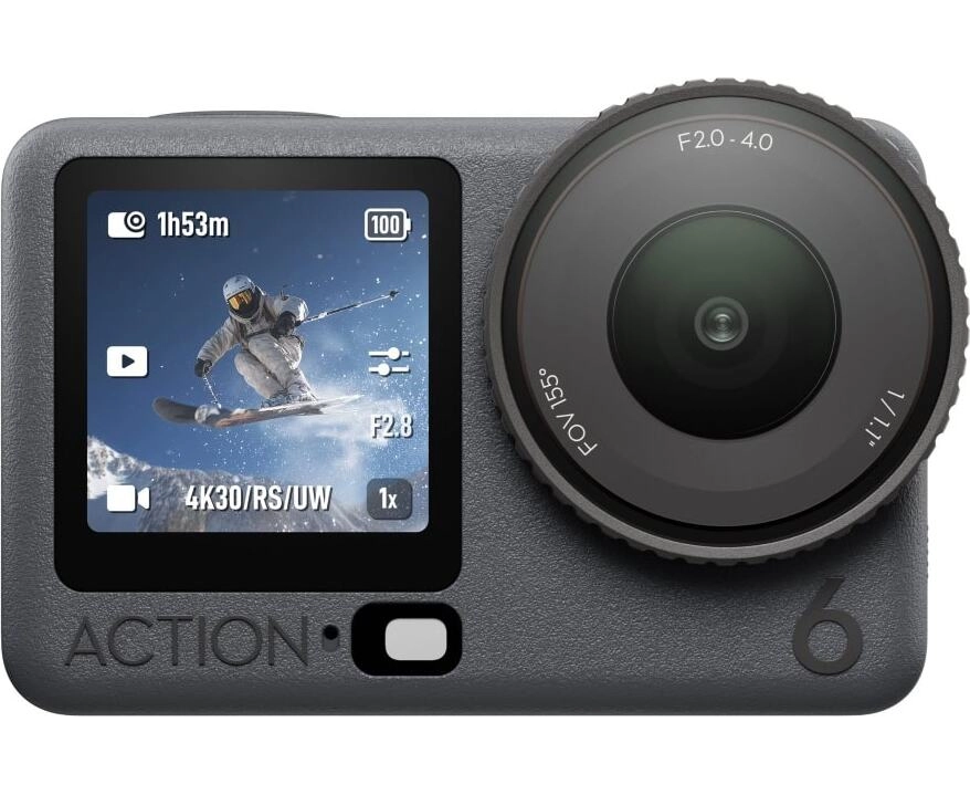 Экшн-камера Dji Osmo Action 6 Standard Combo 1x CMOS 38 Mpix черный/черный