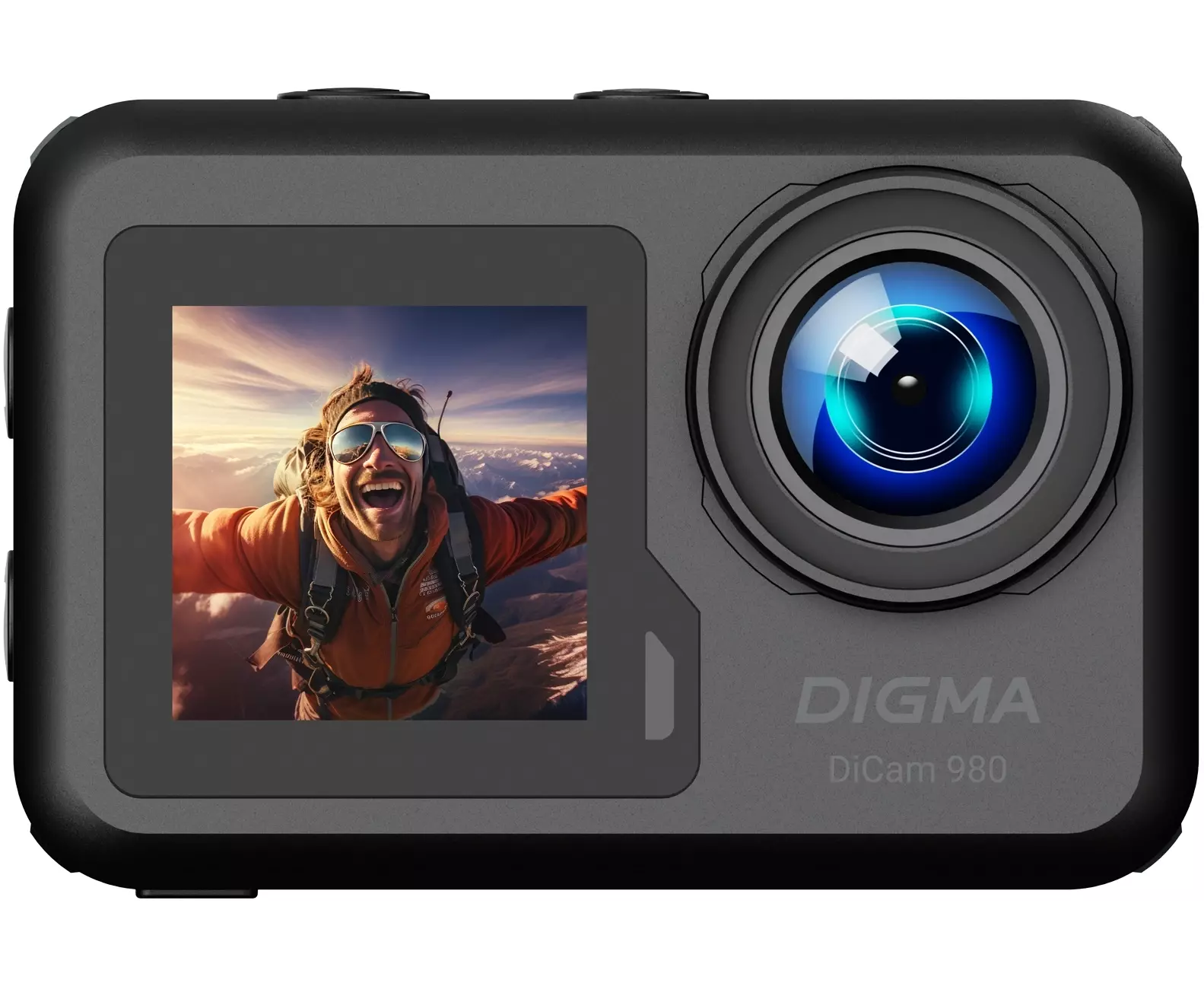 Экшн-камера Digma Di Cam 980 DC980 1x CMOS 12 Mpix черный