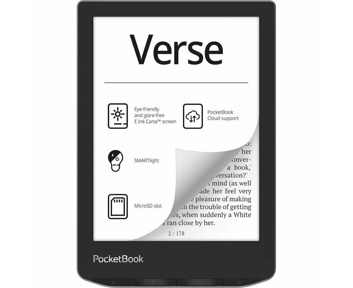 Электронная книга Pocket Book 629 Verse Mist (PB629-M-WW) Grey