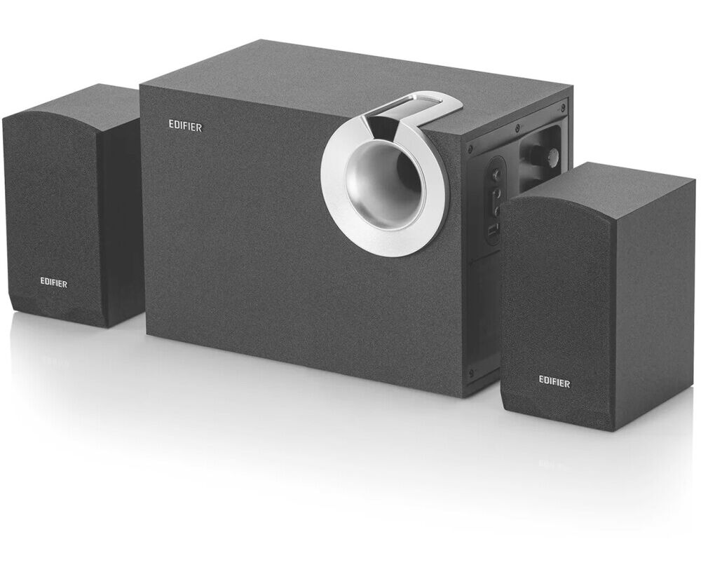 Акустика 2.1 EDIFIER M206 BT black Выходная мощность: 34 Вт. 3 динамика всего. Bluetooth 5.0. В комплекте: 3.5мм-3.5мм кабель, инструкция пользователя.
