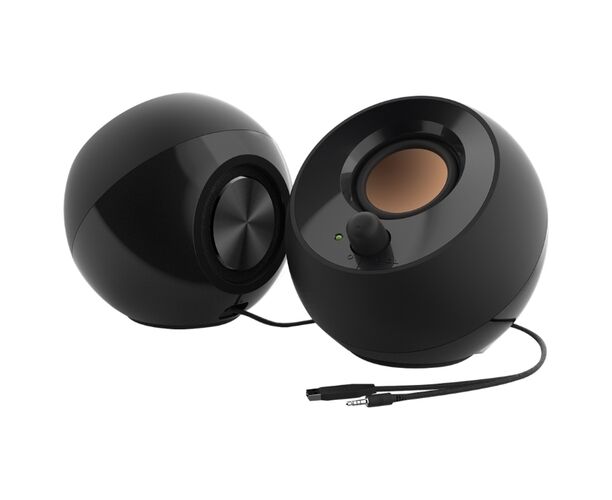 Колонки Creative PEBBLE MF1680 2.0 черный 4.4 Вт