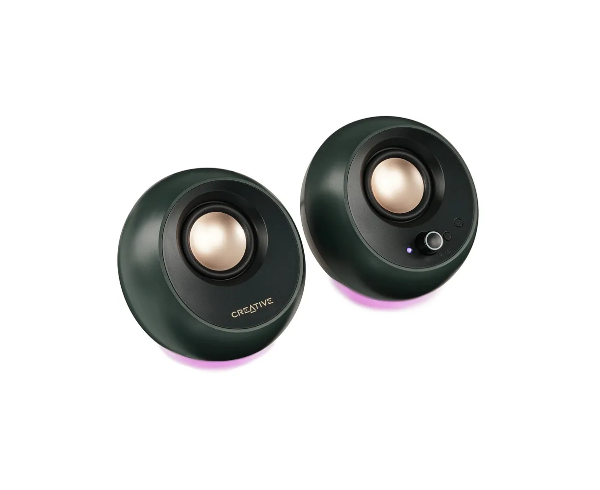 Колонки Creative Pebble Pro 2.0 (51 MF1710 AA000) черный/темно-зеленый