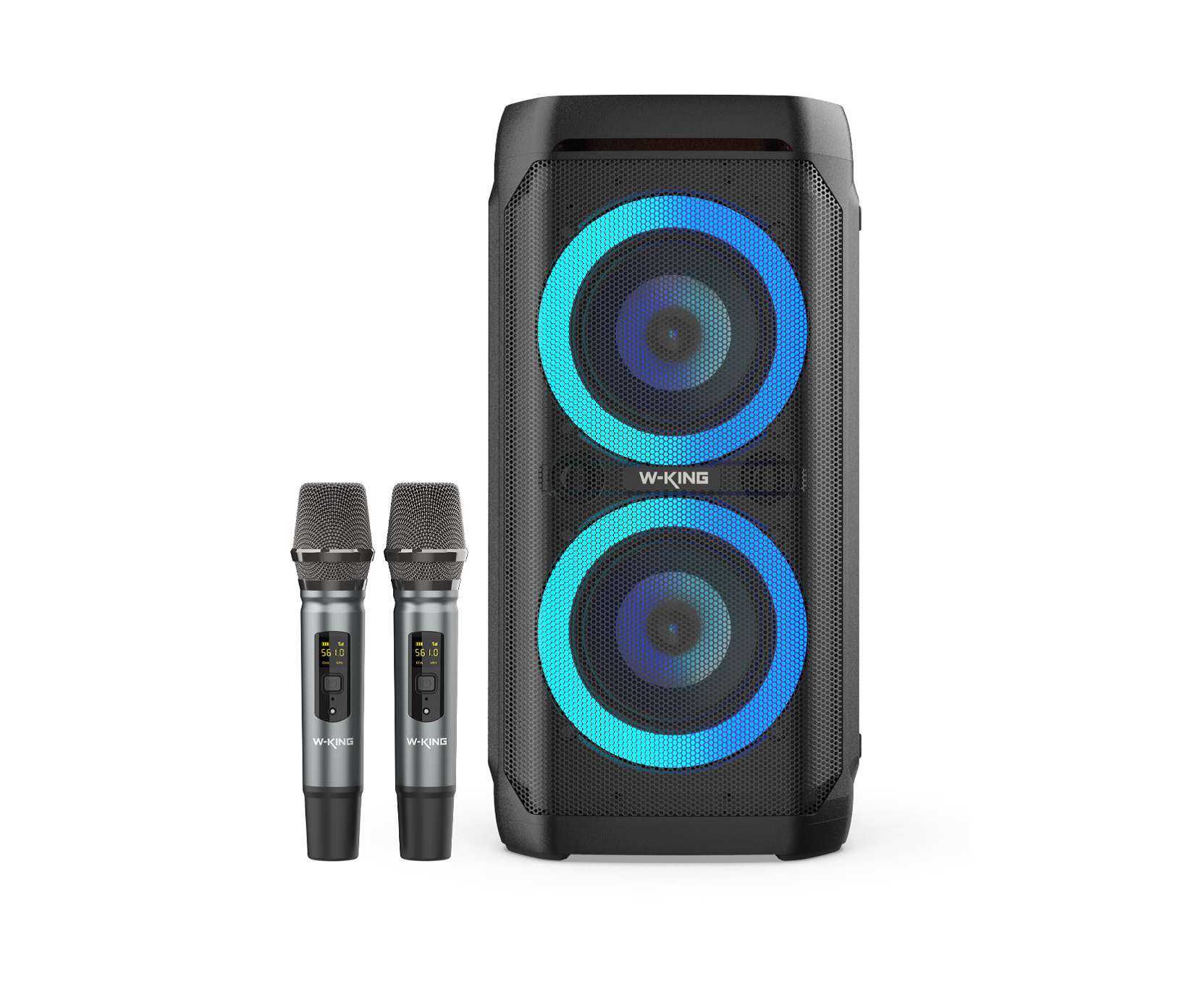 Портативная колонка W-King T11+ (Two mic) (черный)