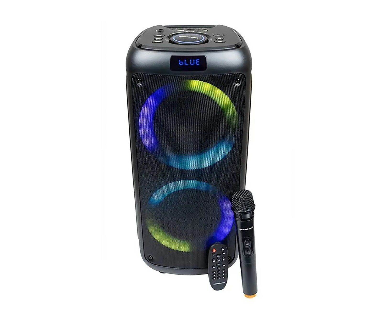 Портативная акустика напольная Nakatomi GS-30, микрофон BT (black) (221055)