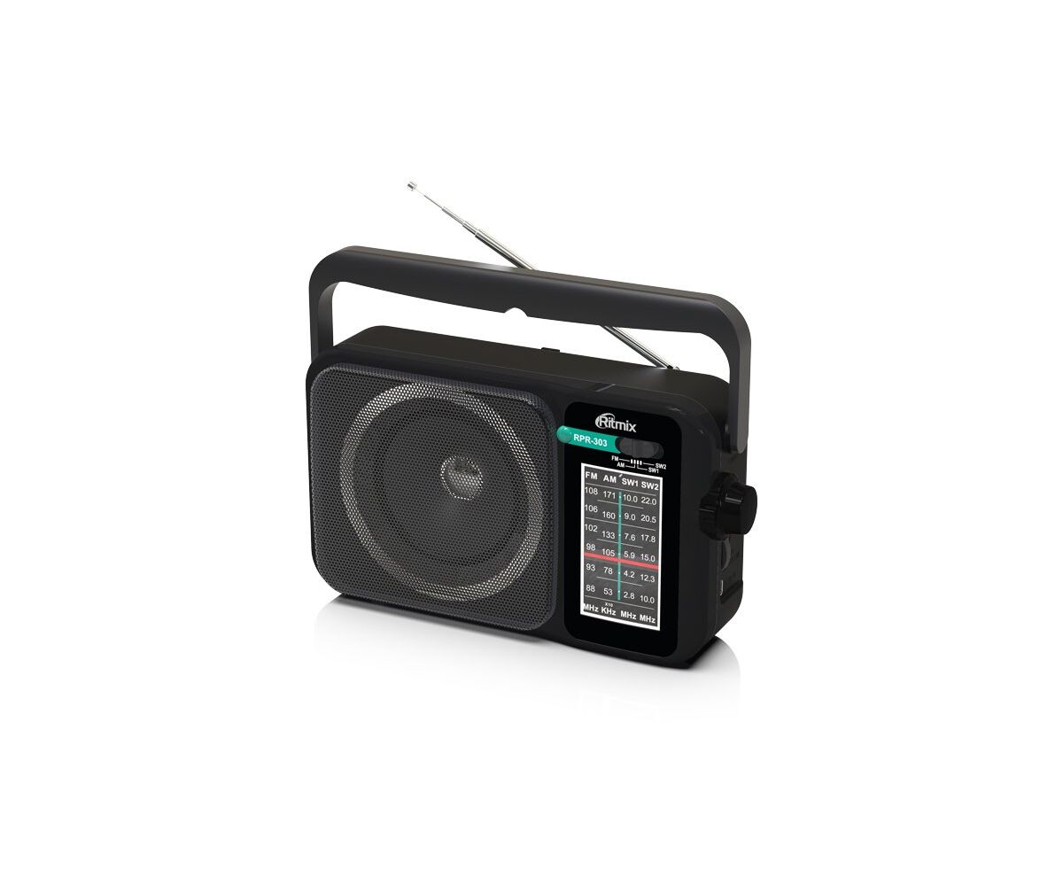 Радиоприемник Ritmix RPR-303 черный