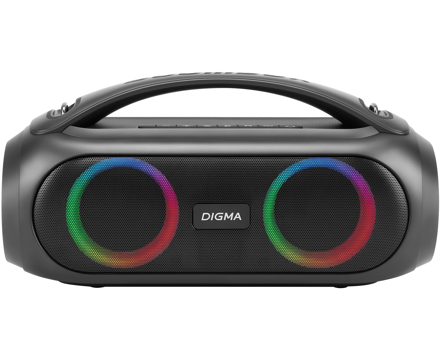 Колонка портативная Digma D-PS1530 черный/черный 50 W 2.1 BT 10м 3000m Ah (SP1530 B)