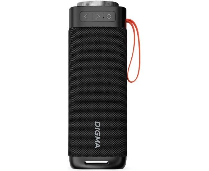Портативная колонка Digma D-PS1522 черный 60 W 2.0 BT 10м 3000m Ah