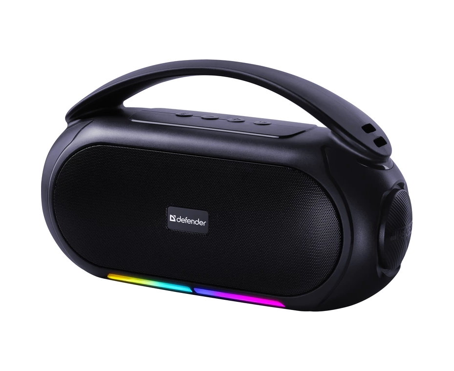 Портативная колонка DEFENDER Beatbox 12 12 Вт, BT/FM/USB/TF/MIC/RGB (65812)