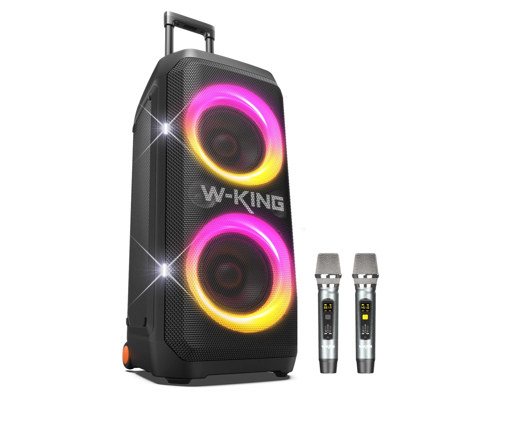 Портативная колонка W-King T12 (Two mic)