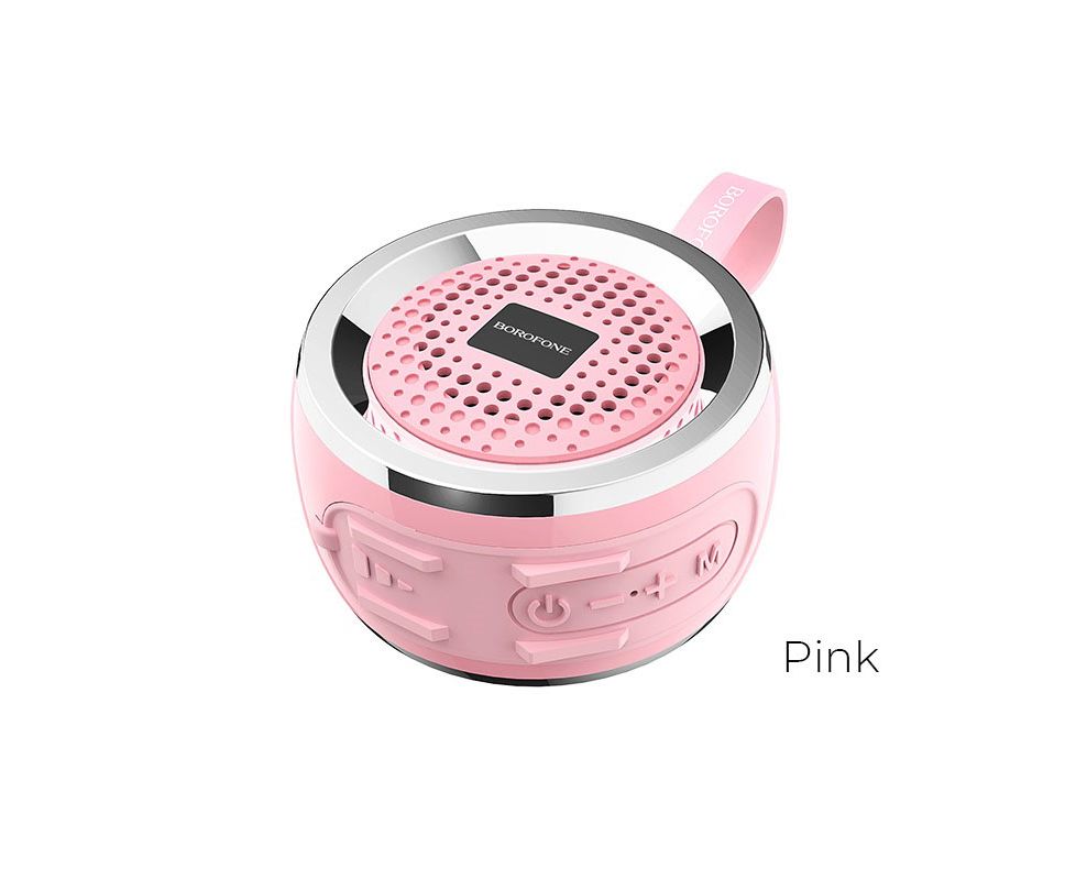 Портативная колонка Borofone BR2 Aurora sports, pink