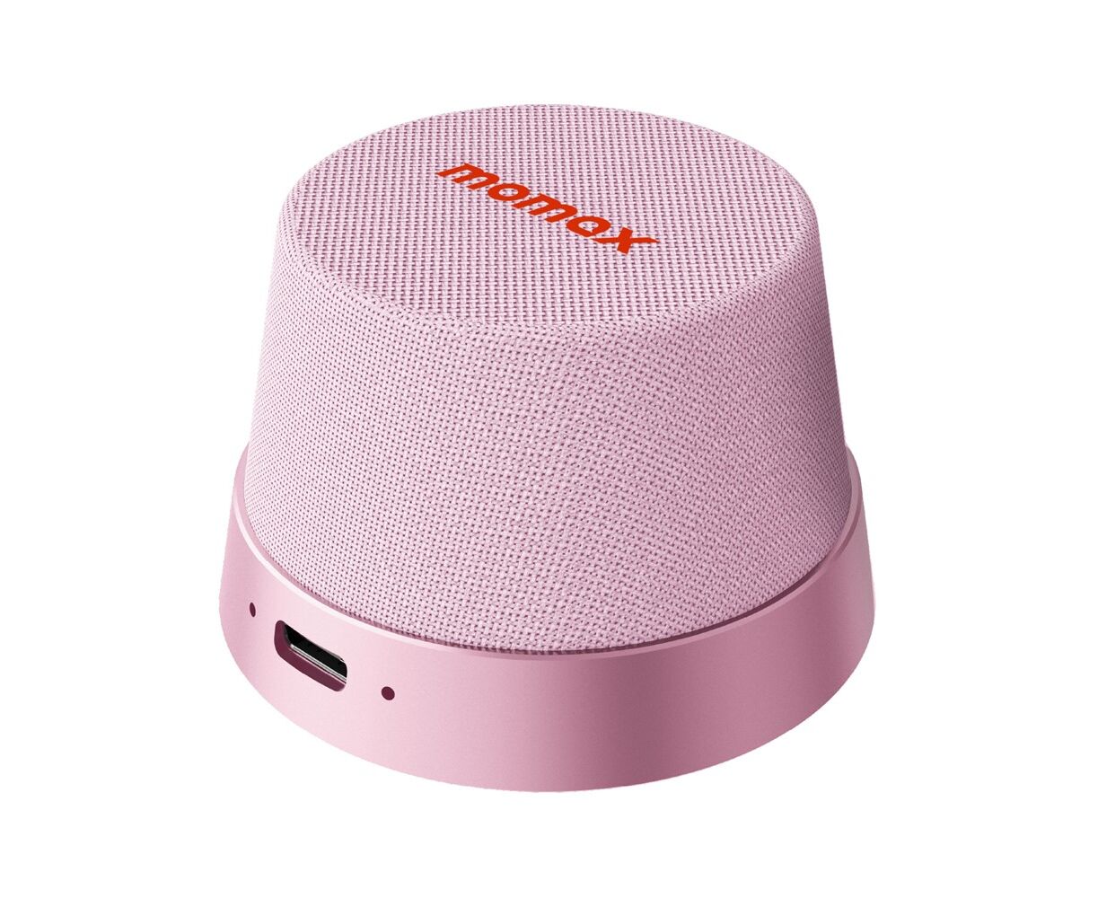 Портативная колонка MOMAX BS6 HKP 1-Vibe Go Magnetic Wireless Speaker Pink