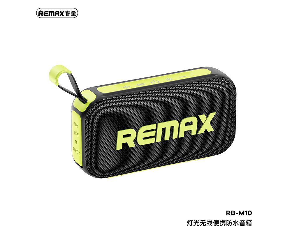 Портативная акустика REMAX Lighting 20 W Wireless Portable Waterproof Speaker RB-M10 (черный)