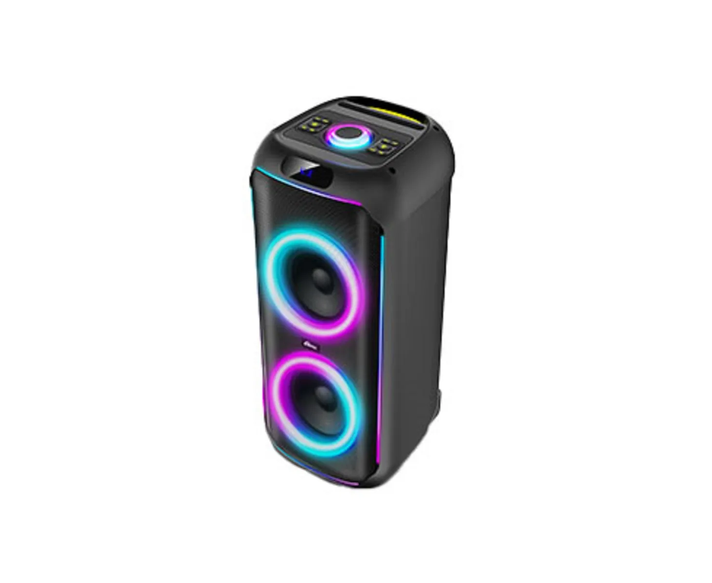 Портативная акустика RITMIX SP-770 B черный Bluetooth, FM-радио, RGB-подсветка, AUX, USB, micro SD (до 32 Гб, MP3), дисплей LED, до 6 часов