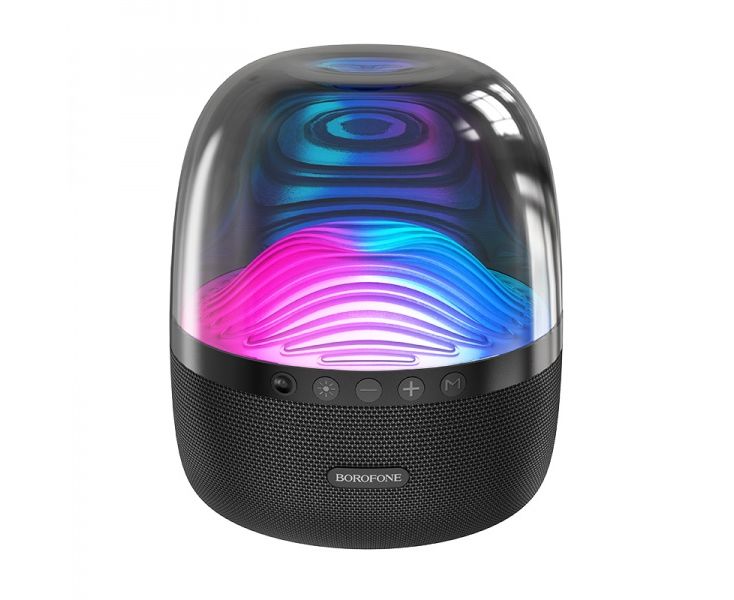 Портативная колонка Borofone BP8 Glazed colorful luminous, black