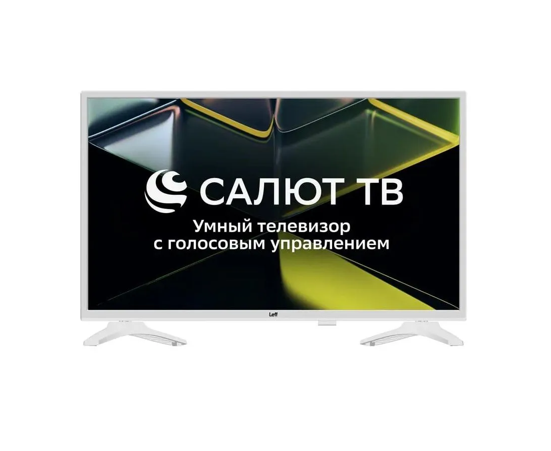 43" Телевизор LEFF 43 F691 T белый 1920x1080, Full HD, 60 Гц, Wi-Fi, Smart TV, Салют ТВ