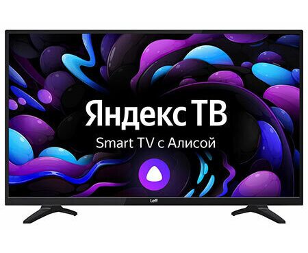 43" Телевизор LEFF 43 U550 T черный 3840x2160, Ultra HD, 50 Гц, WIFI, SMART TV, Яндекс ТВ
