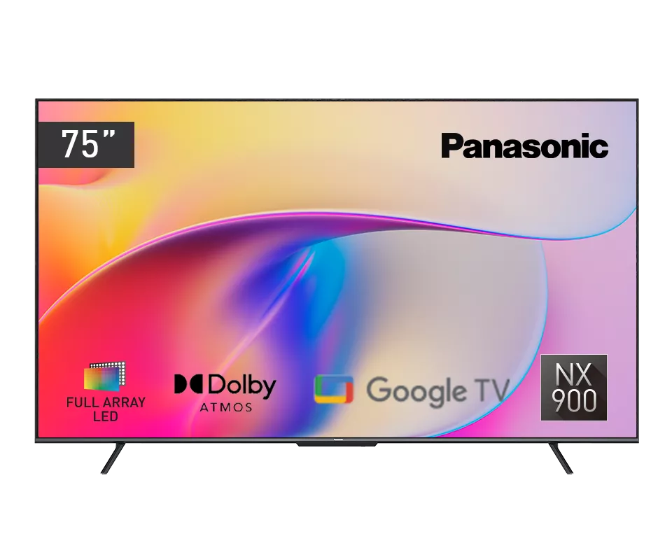 75" Телевизор Panasonic TH-75 NX900 R черный 3840x2160, 4 K Ultra HD, 120 Гц, Wi-Fi, Smart TV, Google TV