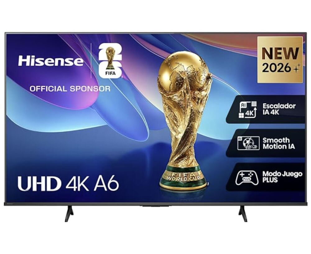 50" Телевизор Hisense 50 A6 S черный 3840x2160, 4 K Ultra HD, 60 Гц, Wi-Fi, Smart TV, Home OS