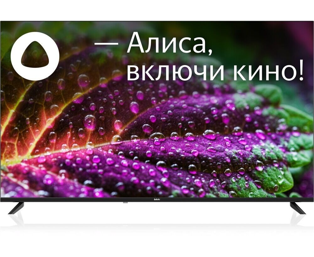 50" Телевизор BBK 50 LEX-9201/UTS2 C черный 3840x2160, 4 K Ultra HD, 50 Гц, Wi-Fi, Smart TV, Яндекс.ТВ