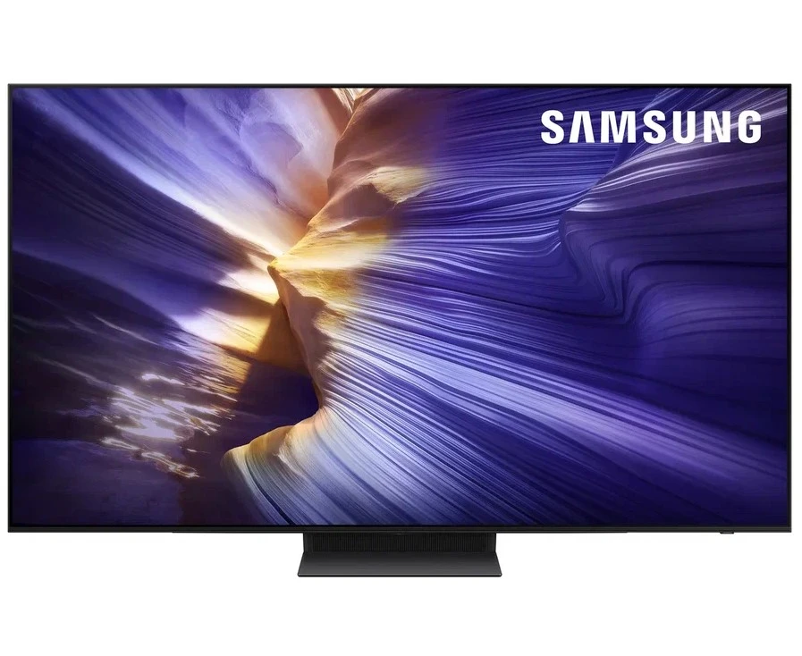 77" Телевизор Samsung QE77 S90 FAEXRU черный 3840x2160, 4 K Ultra HD, 120 Гц, Wi-Fi, Smart TV, Tizen OS