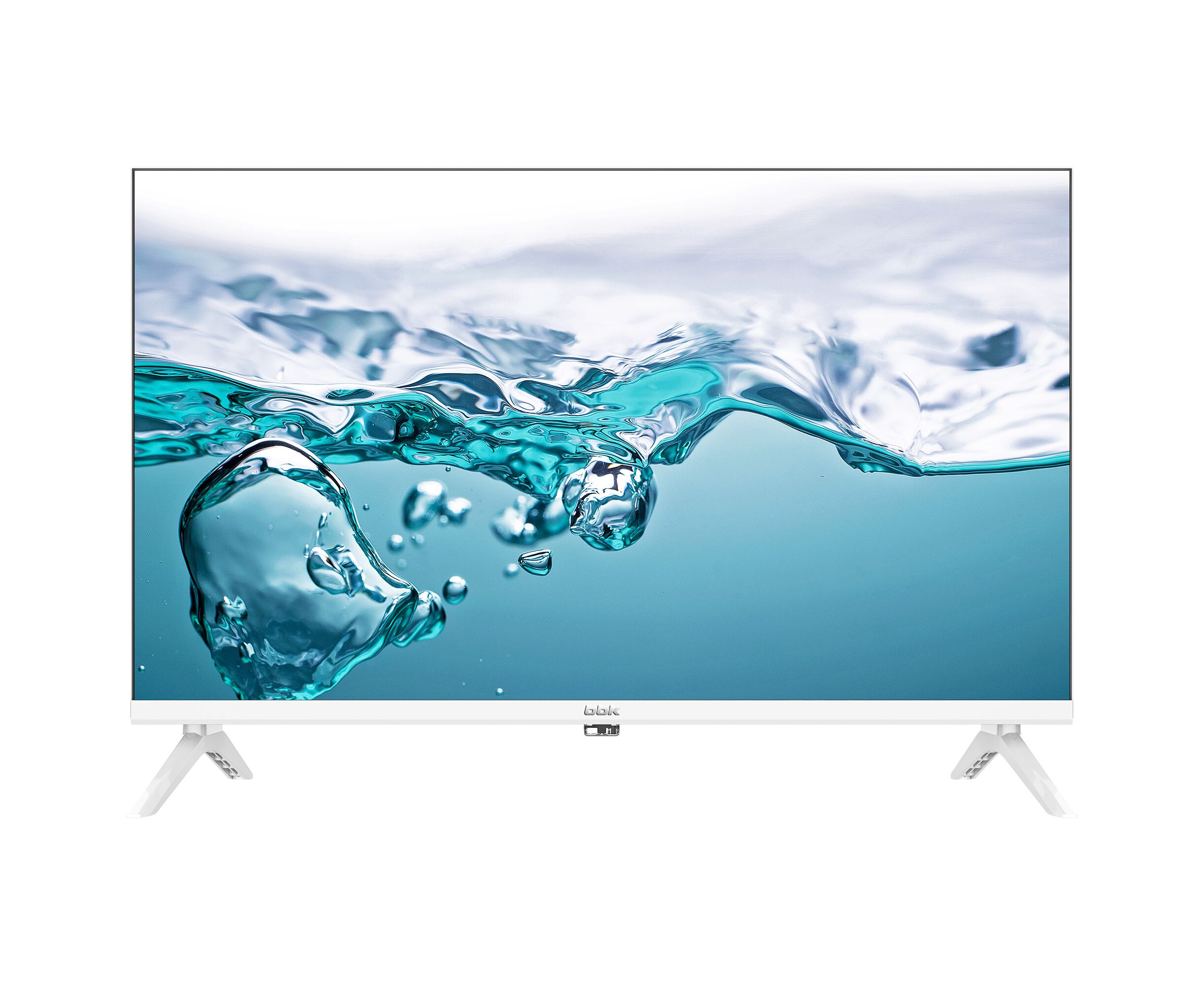 24" Телевизор BBK 24 LEM-1045/TS2 C белый 1366x768, HD READY, 60 Гц