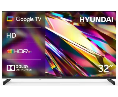 32" Телевизор Hyundai H-LED32 BS5011 черный 1366x768, HD, 60 Гц, Wi-Fi, Smart TV, Google TV