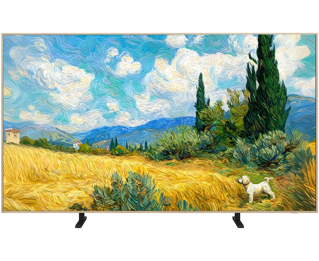 55" Телевизор TCL 55 A400 Pro бежевый Mini LED 3840x2160, 4 K Ultra HD, 144 Гц, Wi-Fi, Smart TV, Google TV