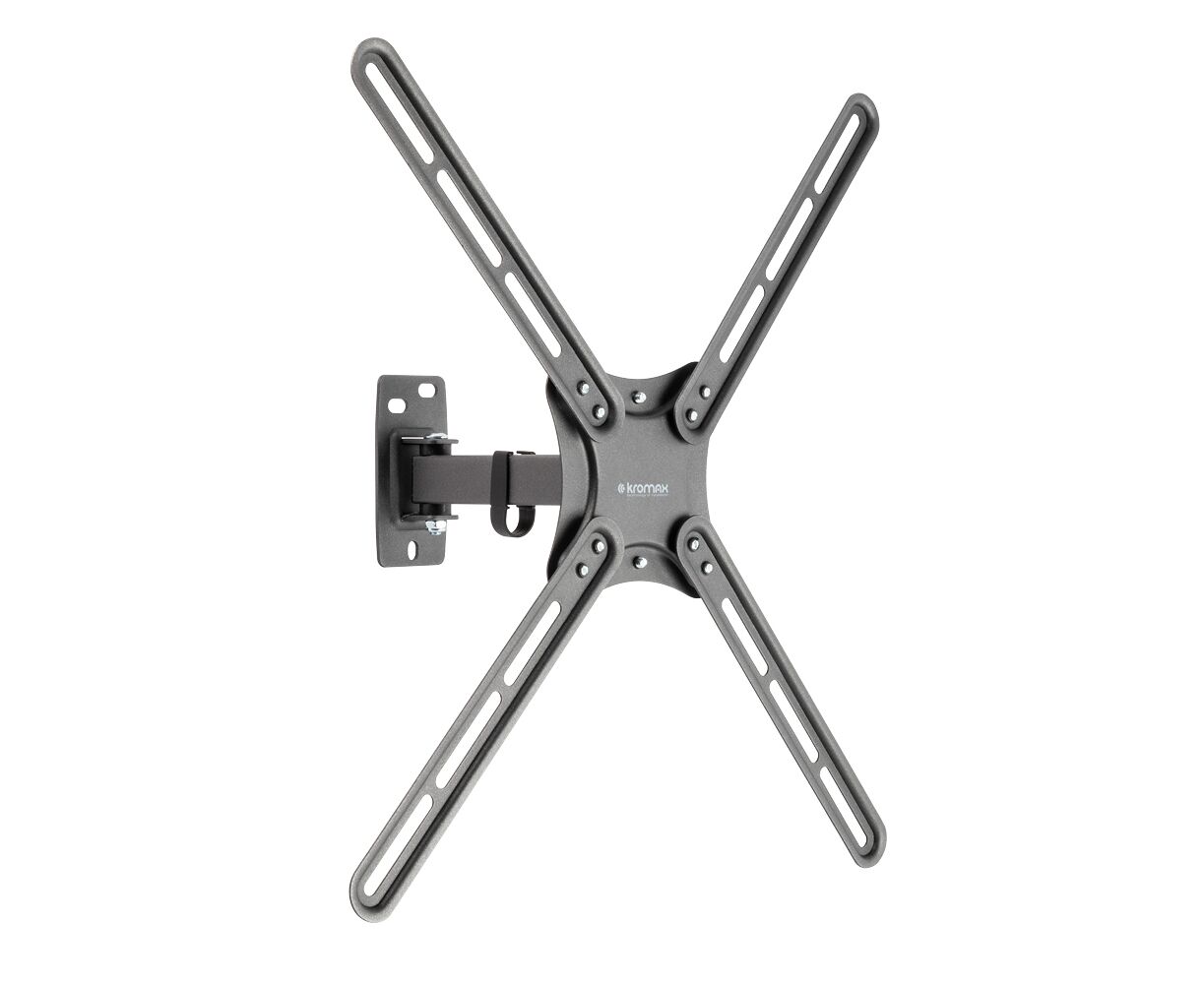Кронштейн для телевизора Kromax Corbel-6 черный 22"-65" макс.30кг настенный поворот и наклон