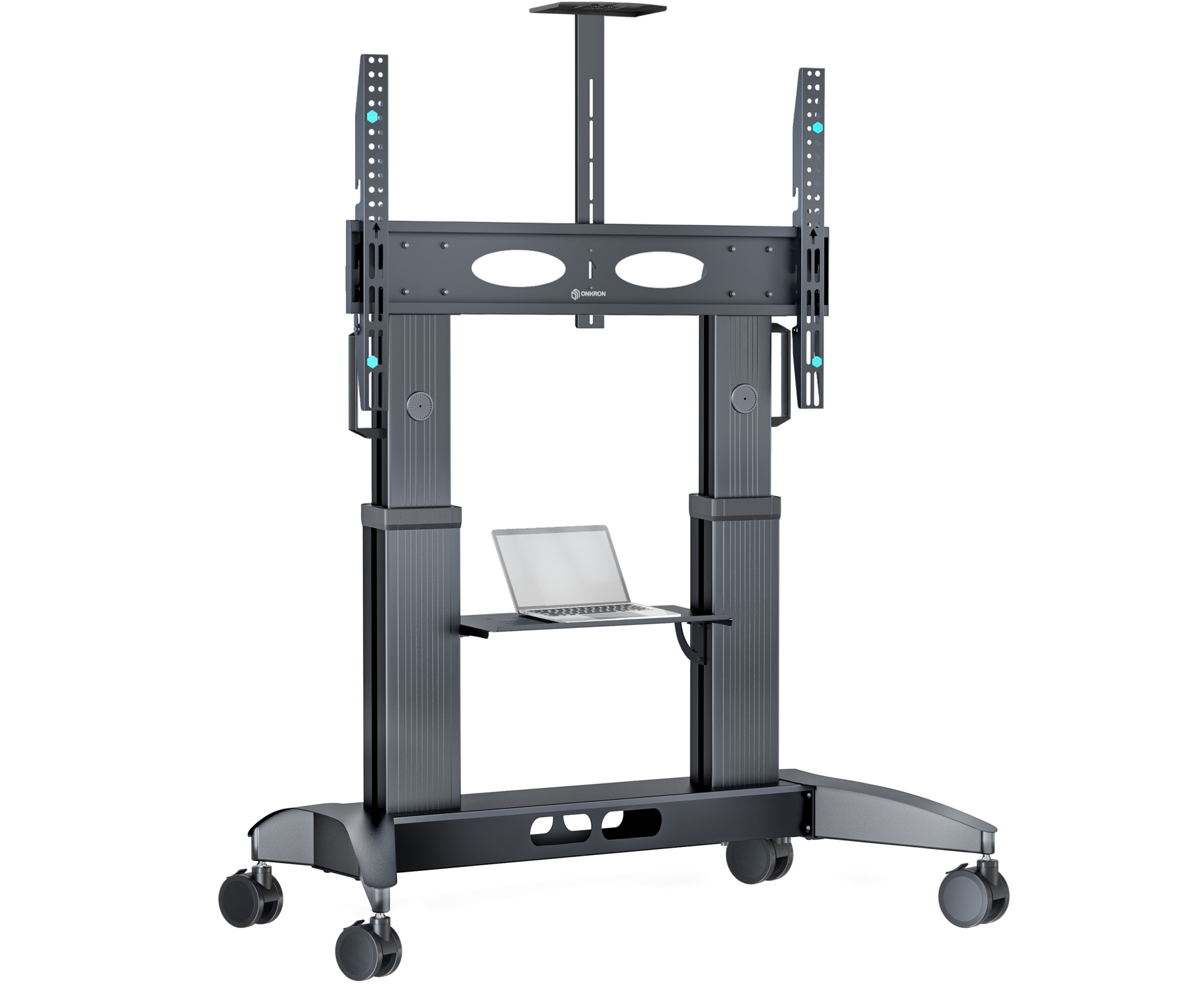 Подставка для телевизора Onkron TS2821 черный 70"-110" макс.145кг напольный мобильный