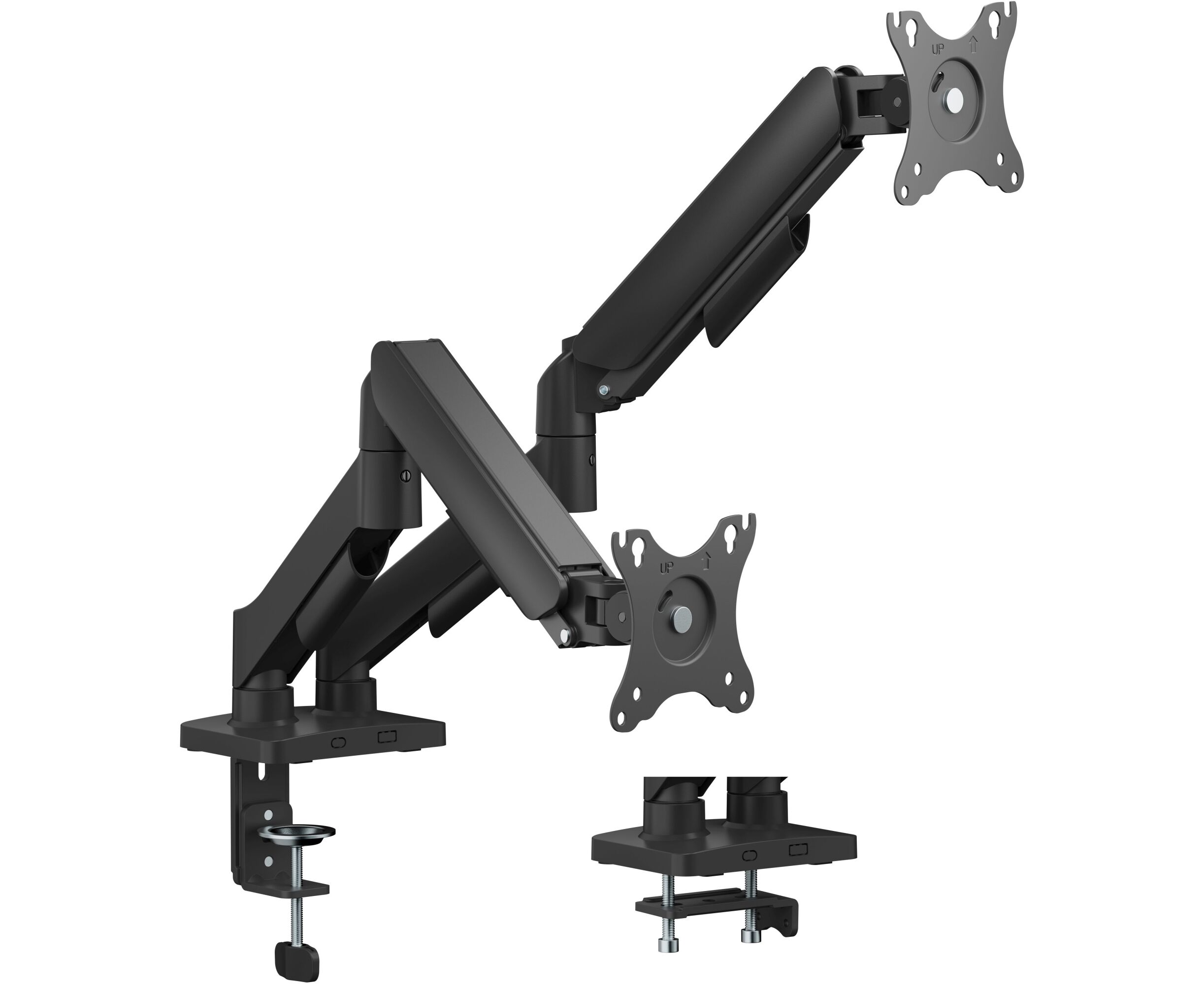 Кронштейн для мониторов Cactus CS-VM-MG-82-BK черный/белый 17"-32" макс.9кг настольный поворот и наклон