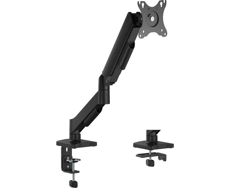 Кронштейн для мониторов Cactus CS-VM-MG-80-BK черный/белый 17"-32" макс.9кг настольный поворот и наклон