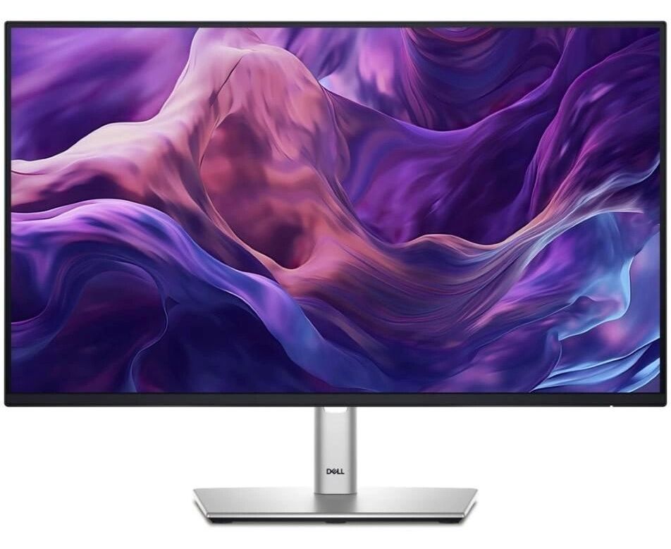 Монитор DELL P2425 HE 23.8" 1920x1080, IPS, 100 Гц, 1х HDMI, 1х DP, 2х Type-С, черный и серебристый