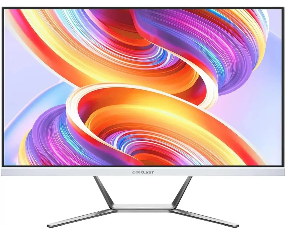 Моноблок Teclast K24 Air 12600 H32 G1 TKRU Full HD i5 12600 H (2.7) 32 Gb SSD1 Tb Iris Xe Win11 Pro Gbit Eth Wi Fi BT 120 W клавиатура мышь белый 1920x1080