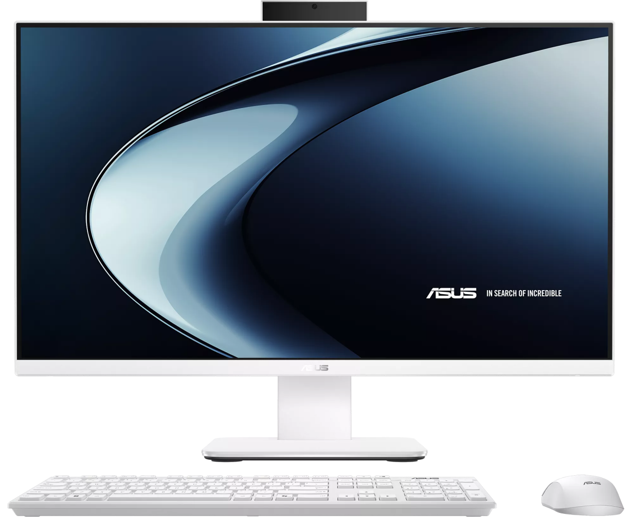 Моноблок Asus VM670 KA-WPE0030 (90 PT0455-M007 U0) 27" Full HD Ryzen AI 7 350 (2) 32 Gb SSD1 Tb R Gr без ОС Gbit Eth клавиатура мышь Cam белый