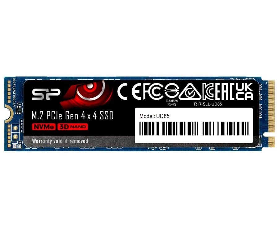 SSD Silicon Power UD85 SP01 KGBP44 UD8505, 1 TB, M.2 2280, PCI-E 4x4 R/W - 3600/2800 MB/s