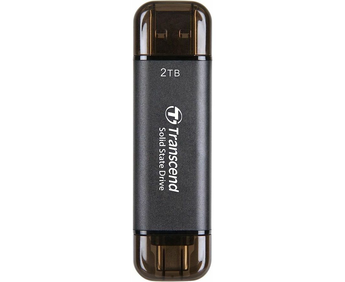SSD Transcend ESD310 C TS2 TESD310 C 2 TB USB 3.2 Gen 2.1 Type-C R/W - 1050/950 MB/s черный