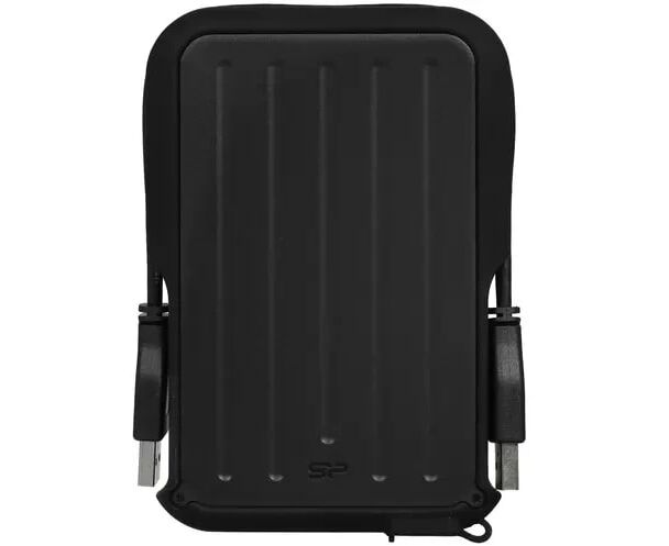 Внешний HDD Silicon Power Armor A66 SP010 TBPHD66 SS3 K 1 TB, 2.5", USB 3.2, Черный