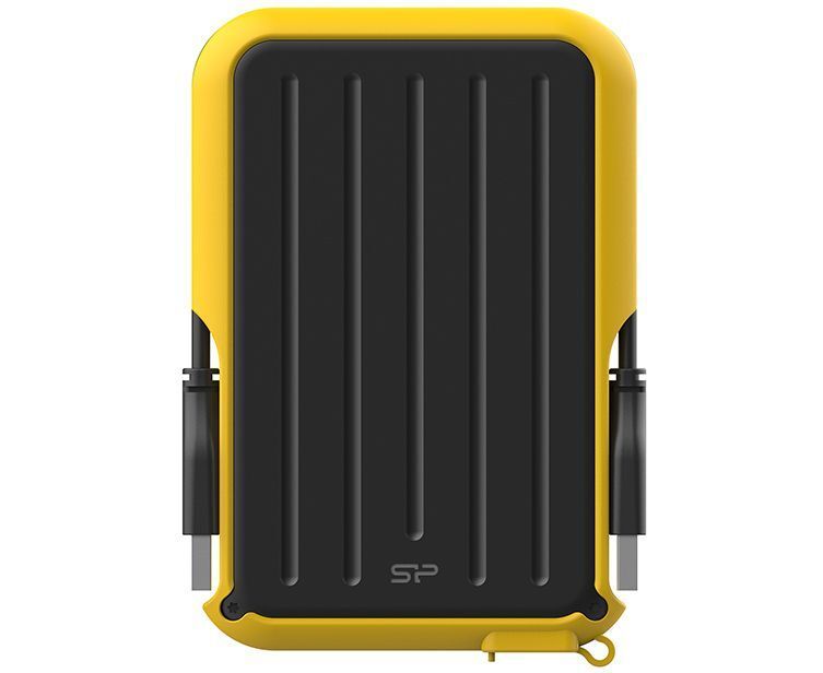 Внешний HDD Silicon Power Armor A66 SP040 TBPHD66 LS3 Y 4 TB, 2.5", USB 3.2, Желтый