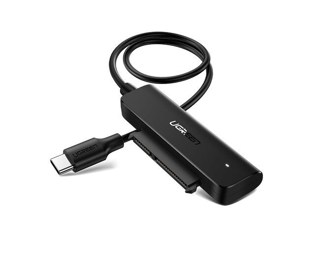 Конвертер UGREEN CM321 70610 USB-C 3.0 to 2.5-Inch SATA Converter 50cm Black