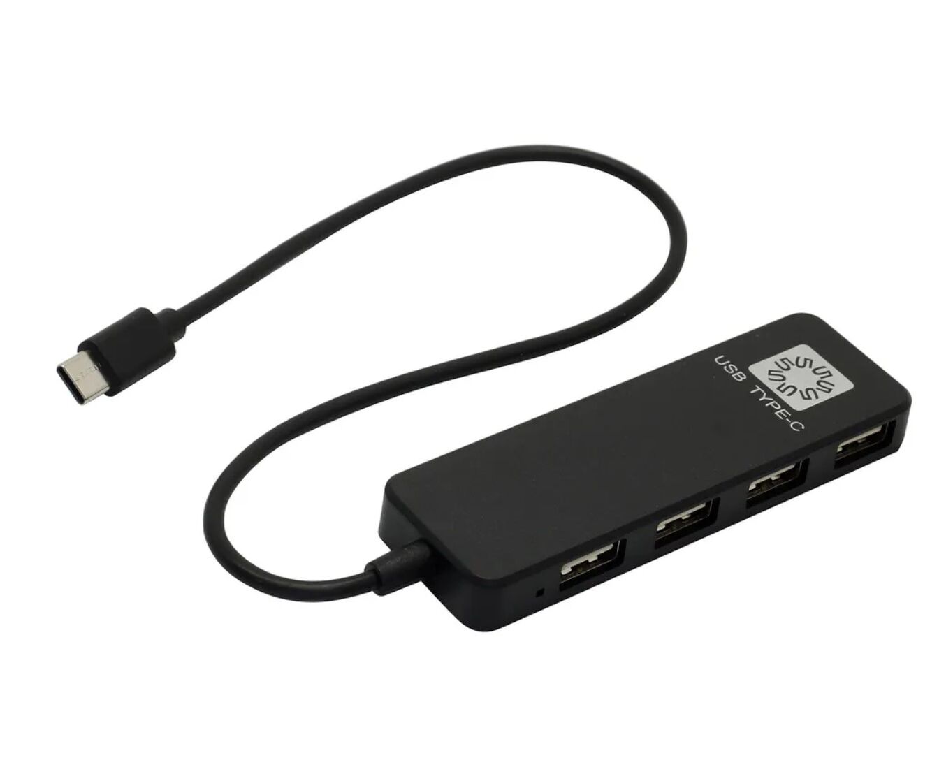 USB-концентраторы 5bites HB24 C-210 BK 4*USB2.0/TYPE-C Plug/Black
